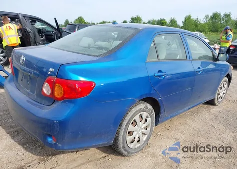 2009 Toyota Corolla Le из США, поврежденный, VIN JTDBL40E799035081